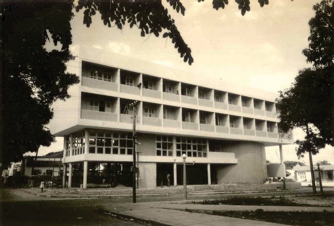 Residência Universitária 125 em fotografia da época de sua construção